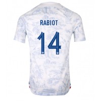 Francúzsko Adrien Rabiot #14 Vonkajší futbalový dres MS 2022 Krátky Rukáv